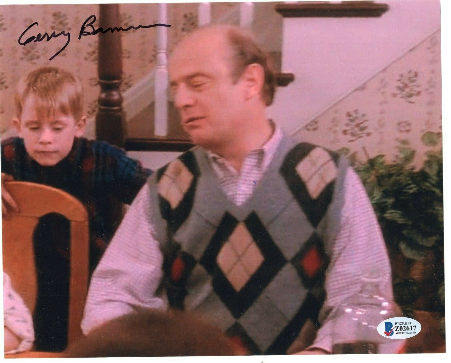 Gerry Bamman Signed Home Alone Uncle Frank 8x10 Photo w/Beckett COA Z02617