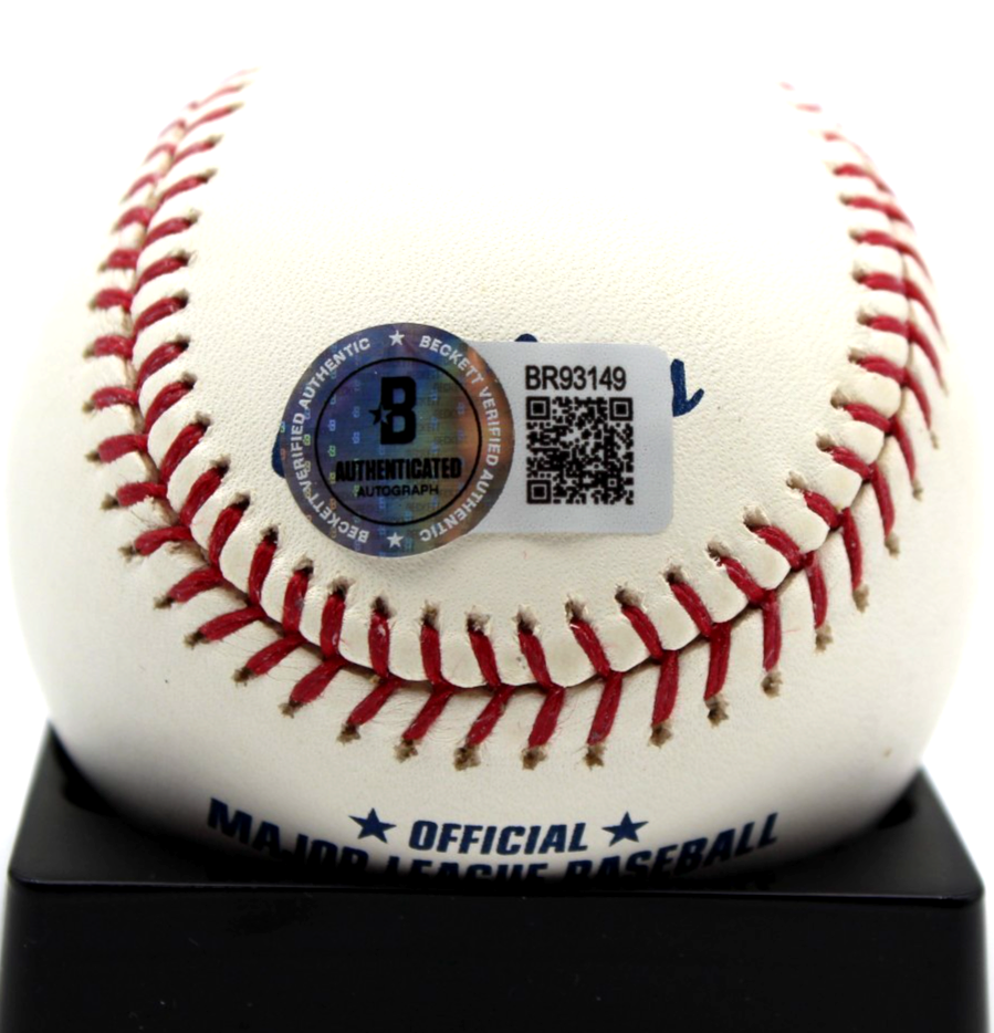 Tommy Lasorda Signed Dodgers 50th Anniversary Baseball w/Beckett COA BAS BR93149