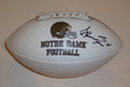 Gunner Kiel Signed Notre Dame Logo Football w/COA Proof Fightin Irish