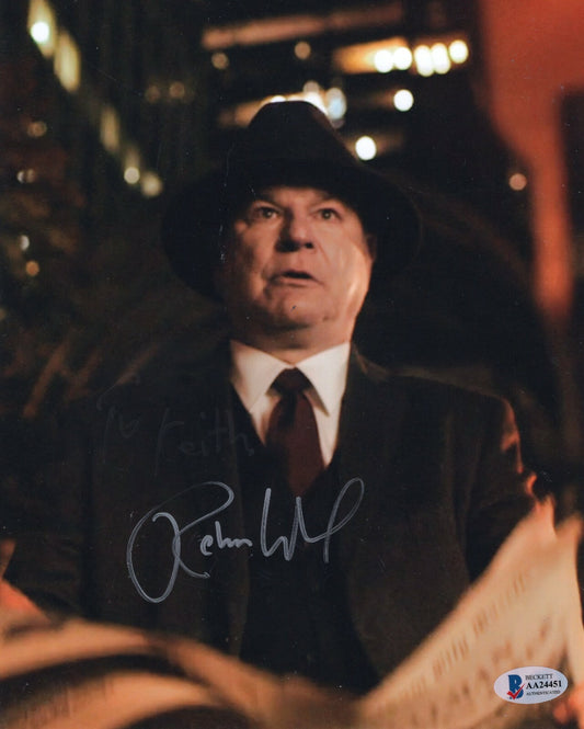 Robert Wuhl Signed Crisis on Infinite Earth 8x10 Photo w/Beckett COA AA24451 BAS