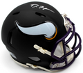 Dontae Fleming Minnesota Vikings Signed Custom Mini Helmet w/Beckett COA BS38358