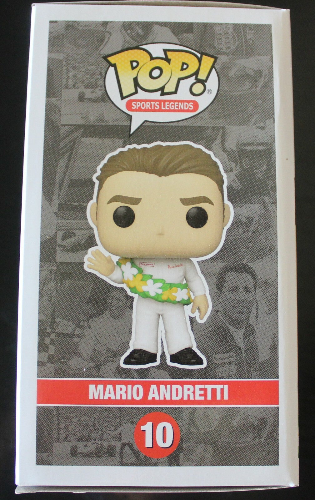 Mario Andretti Signed Sports Legends INDY 500 #10 Funko Pop w/Beckett COA Y75137