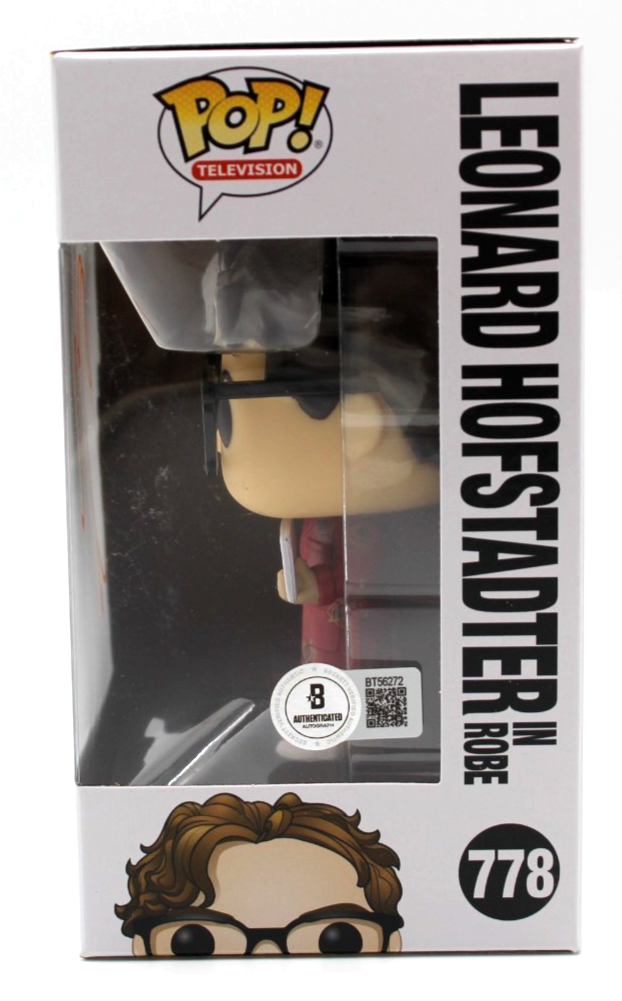 Johnny Galecki Signed Big Bang Theory Leonard Funko Pop 778 w/Beckett BT56272