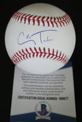 Cole Tucker Pittsburgh Pirates Signed Major League Baseball W/Beckett COA Y80677