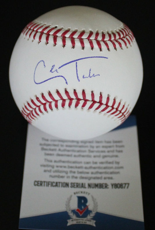 Cole Tucker Pittsburgh Pirates Signed Major League Baseball W/Beckett COA Y80677