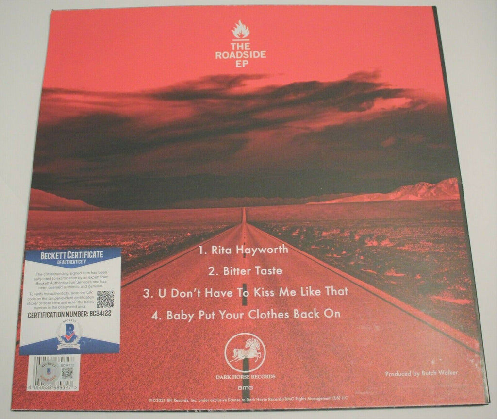Billy Idol Signed The Roadside EP New Album W/Beckett COA BC34122