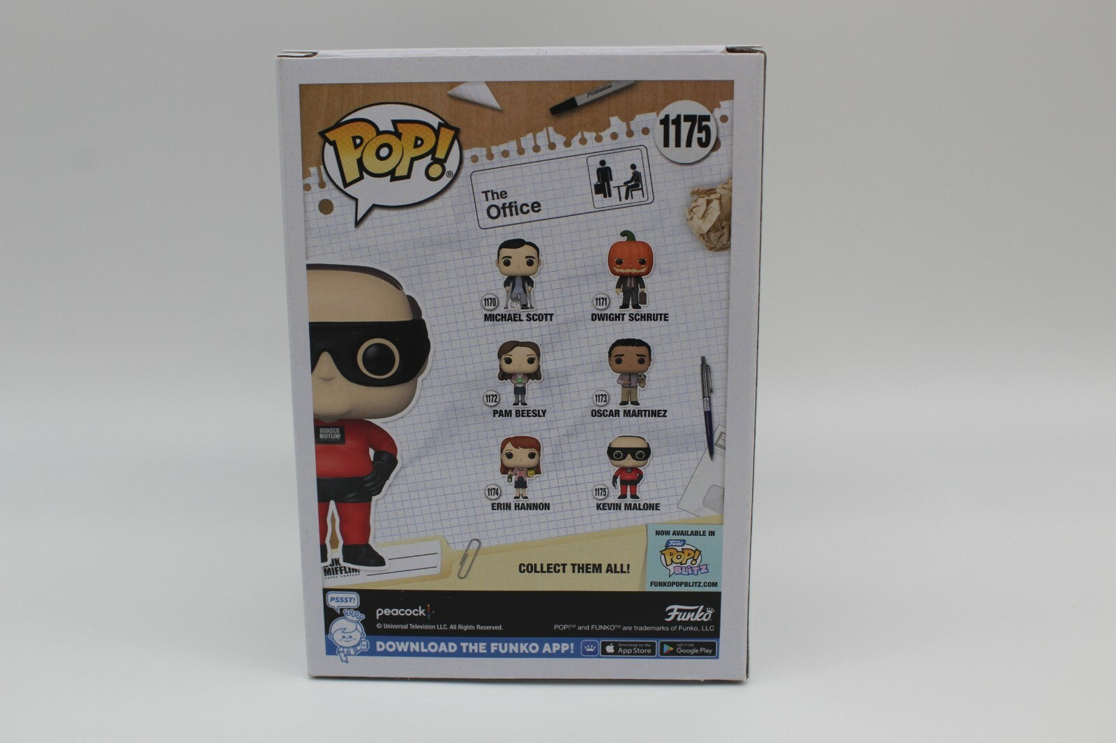 Brian Baumgartner Signed Kevin Malone The Office Funko Pop w/Beckett COA BD42625