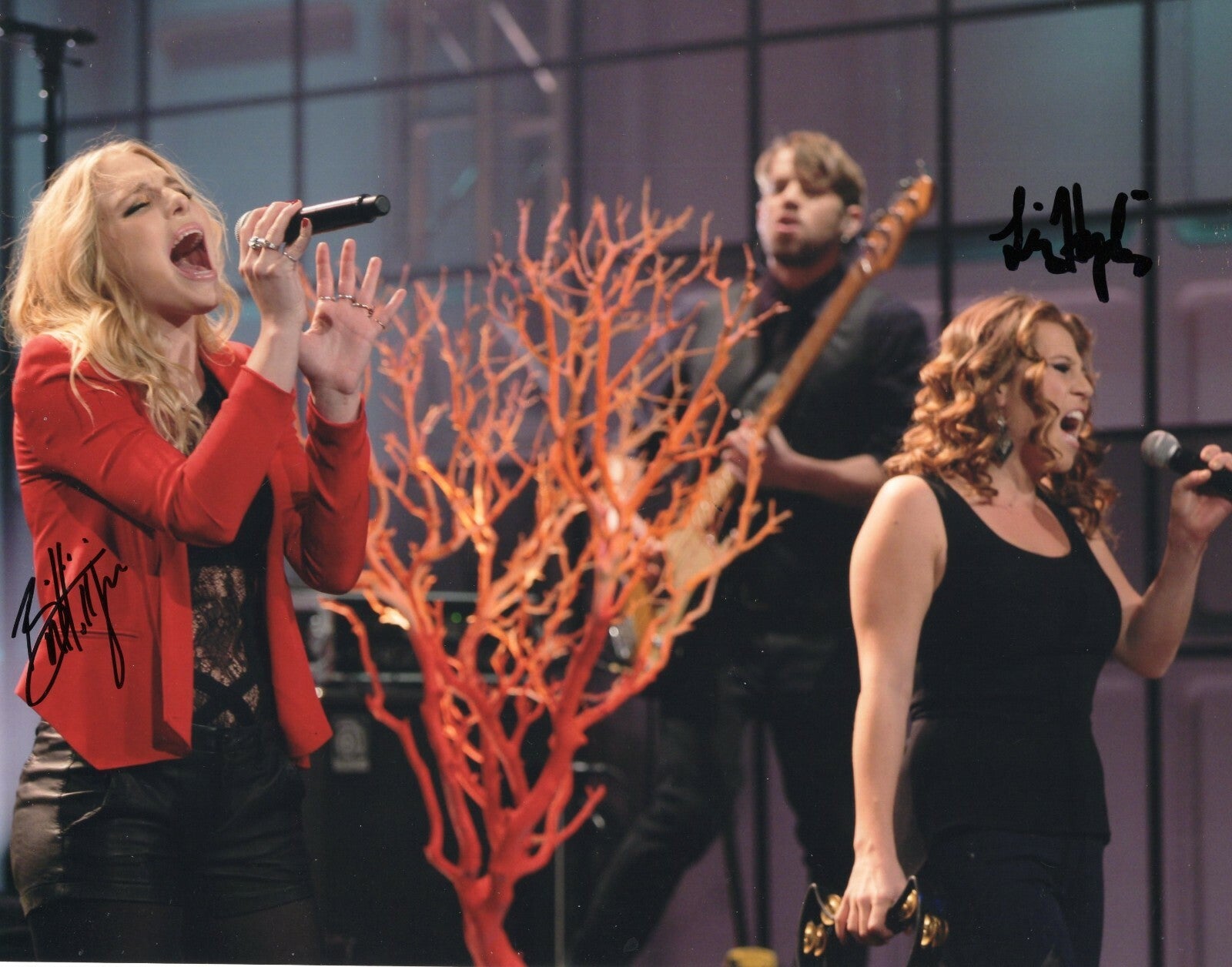 Delta Rae Rock Band Signed 8x10 Photo w/COA Bottom Of The River Run Fire #1 