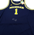 Dusty May Michigan Wolverines Signed Basketball Jersey w/Beckett COA BW54153