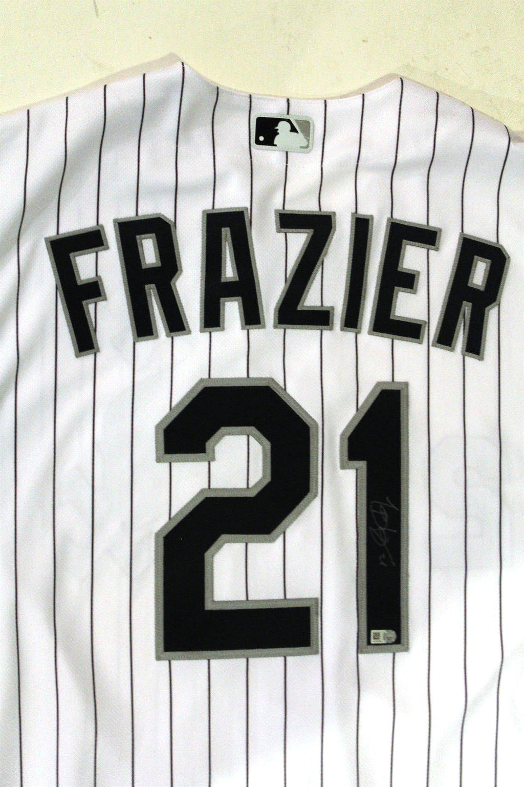Todd Frazier Signed Chicago White Sox Authentic Jersey w/COA MLB Hologram SZ 48