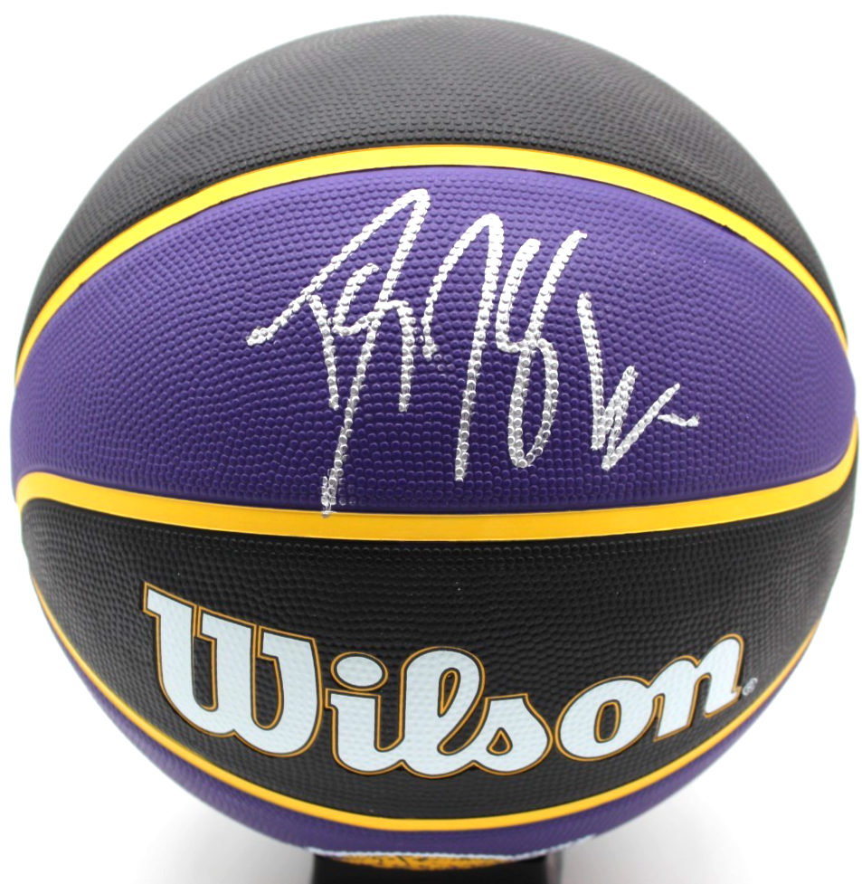 Dwight Howard Signed Los Angeles Lakers Logo Basketball W/Beckett COA BT56225
