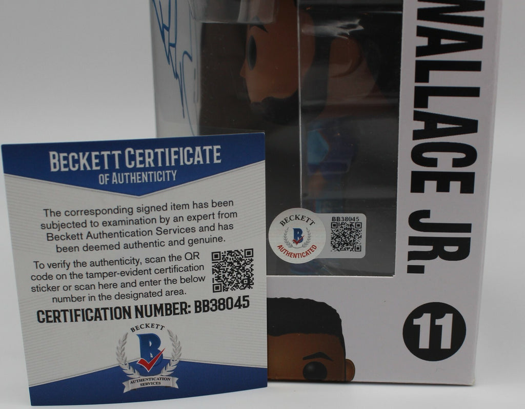 Bubba Wallace Nascar Racing #11 Signed Funko Pop w/Beckett COA BB38045