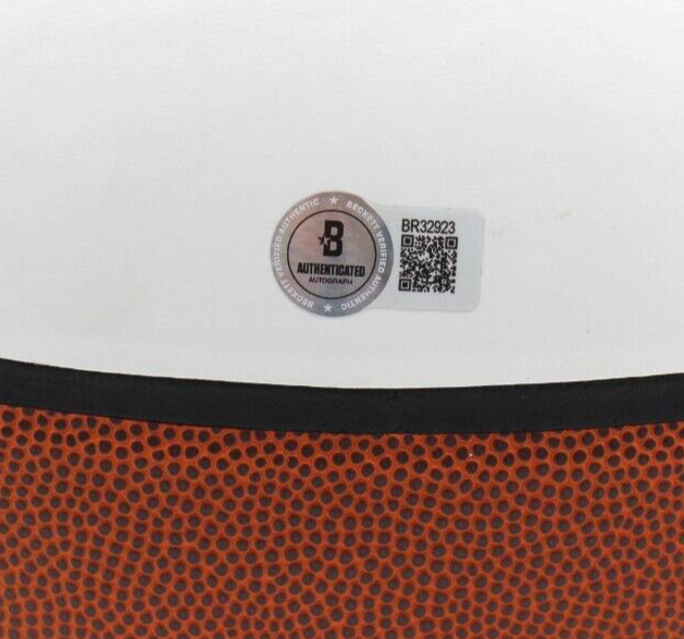Kasparas Jakucionis Illinois Illini Signed Basketball W/Beckett COA BR32923