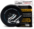 Cam Lund Signed San Jose Sharks Official Hockey Game Puck w/JSA COA CM05121