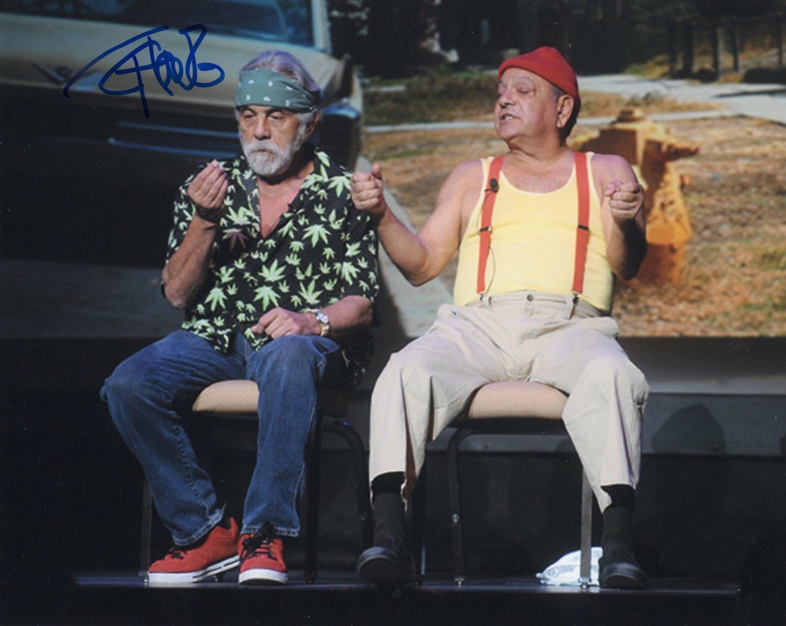  Tommy Chong Signed 8x10 Photo w/COA Up In Smoke #A        