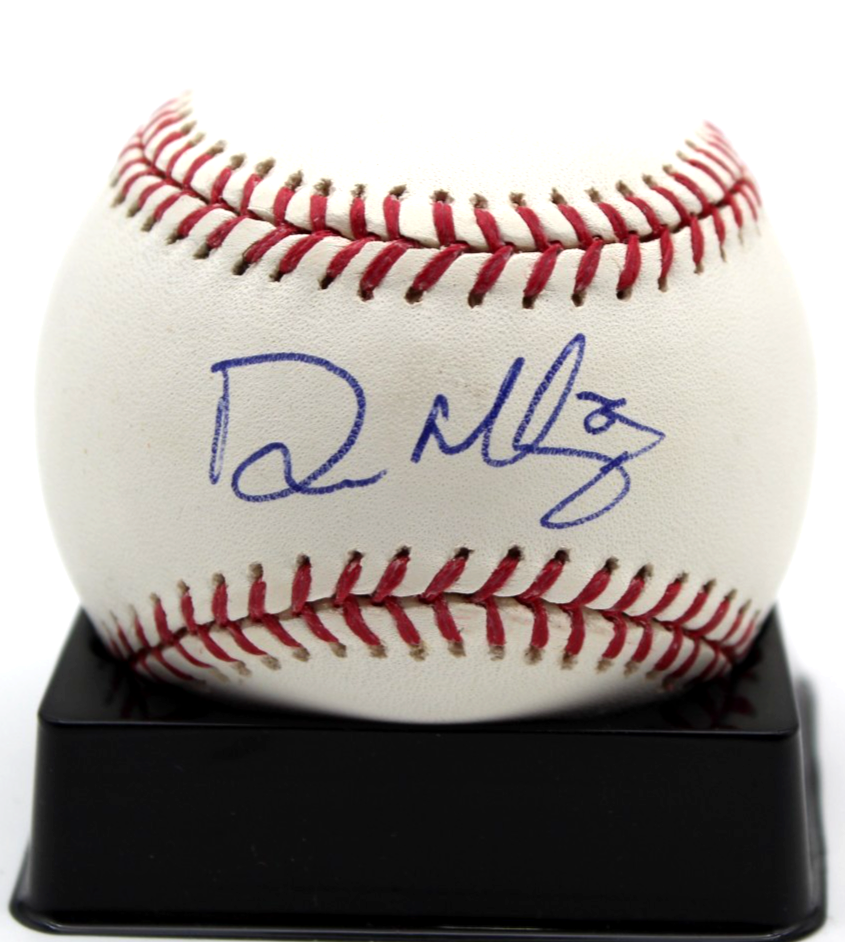 Don Mattingly Signed Dodgers 50th Anniversary Baseball w/Beckett COA BAS BR93148