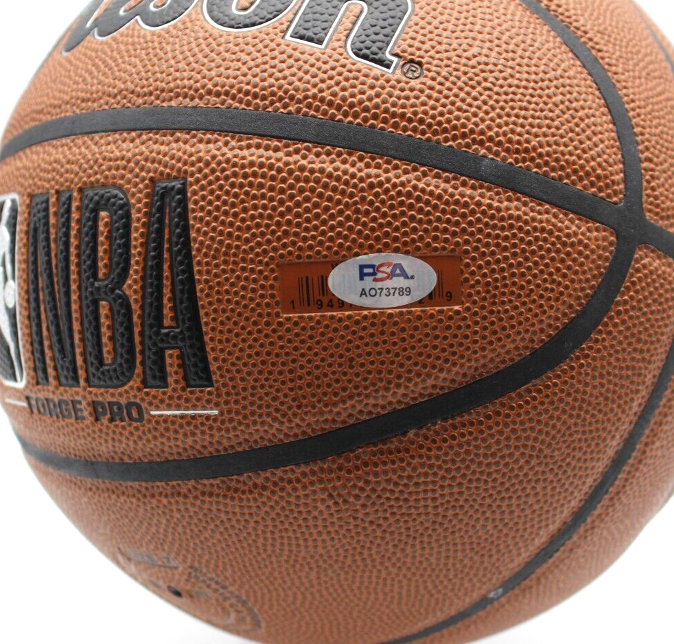 Jason Kidd Signed Dallas Mavericks Cal Bears Basketball w/PSA DNA COA AO73789