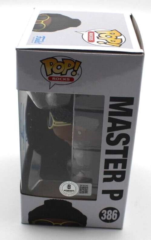 Master P No Limit 386 Percy Miller Signed Funko Pop w/Beckett BP30249 Swap