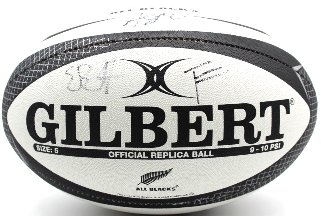 2025-26 New Zealand All Blacks Signed Gilbert Match Replica Full Size Ball W/COA