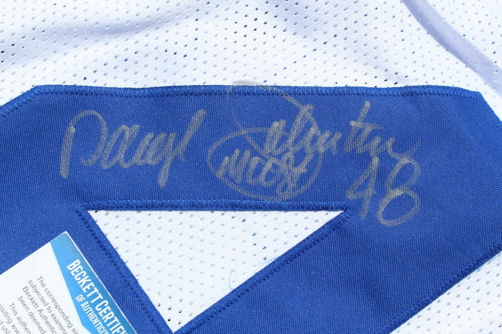 Daryl Johnston Signed Dallas Cowboys Custom XXL Jersey w/Beckett COA S30973