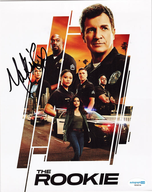 Mekia Cox The Rookie Nyla Harper Signed 8x10 Photo w/Autograph COA ACOA SD59738