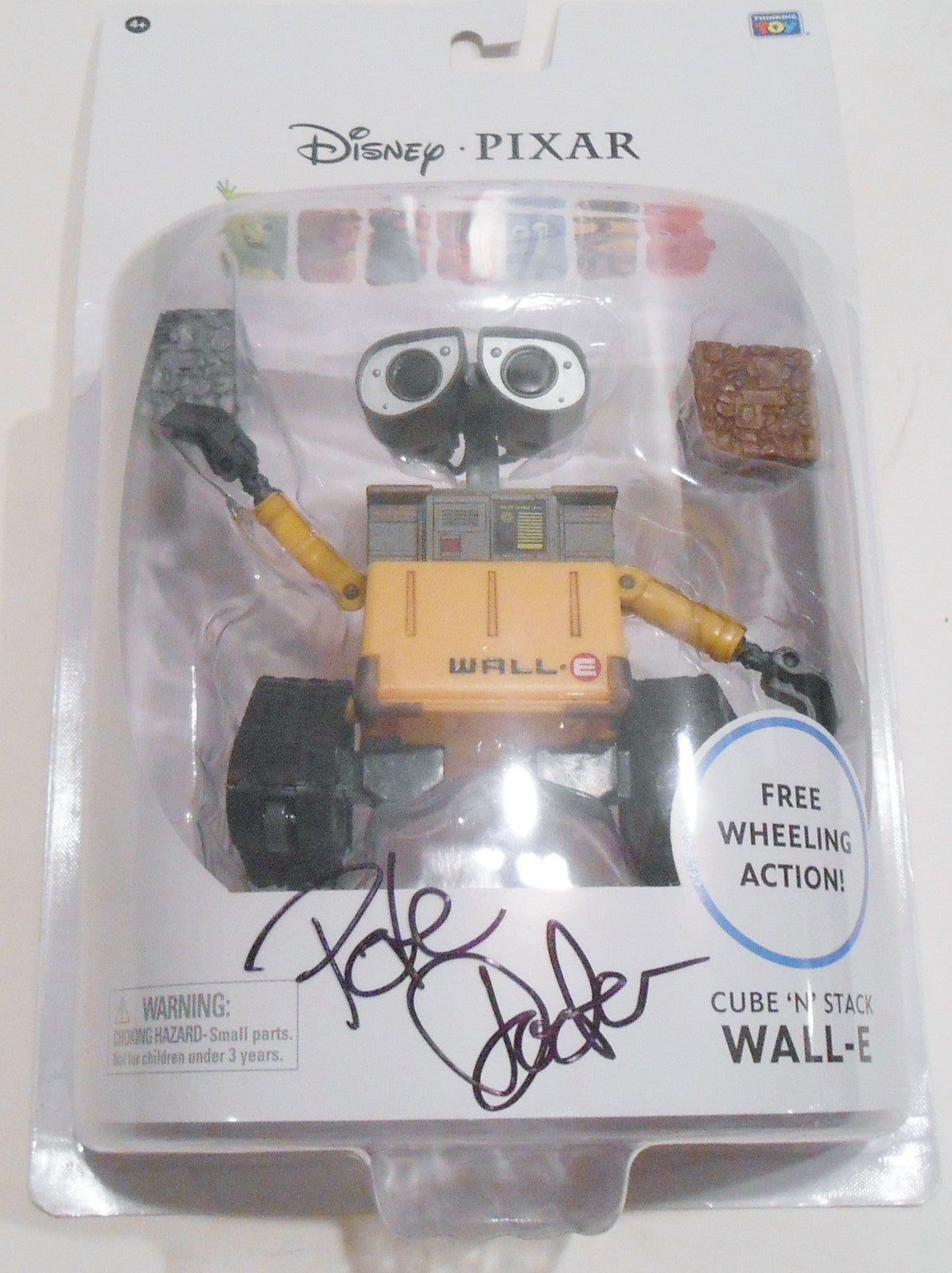 Pete Docter Signed WALL-E Toy w/JSA COA Toy Story Monsters. Inc