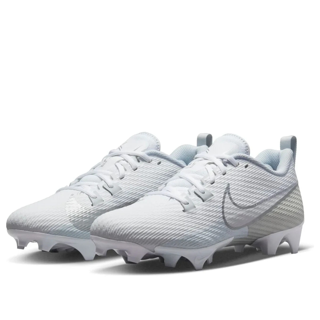 Size 9.5 Nike Mens Vapor Edge Speed 360 2 Football Cleats White/Grey DA5455-100
