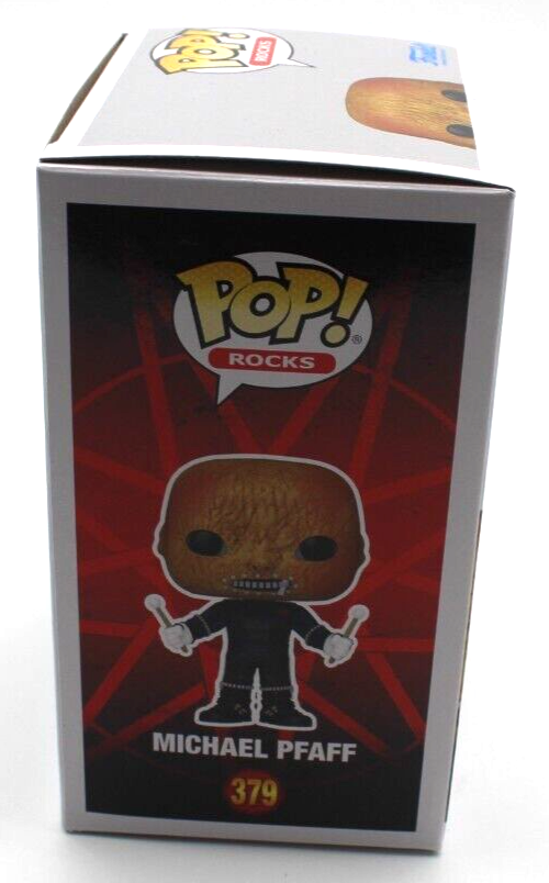 Michael Pfaff Tortilla Man Slipknot 379 Signed Funko Pop w/Beckett COA BN37875