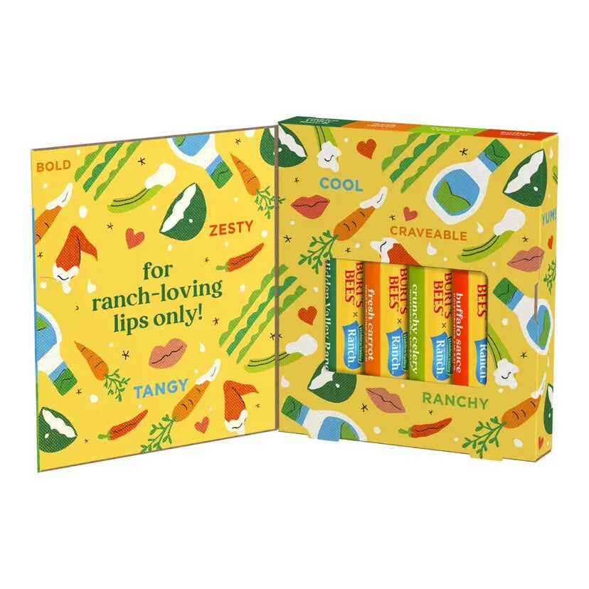 Burt's Bees Hidden Valley Ranch Dippers Limited Edition BUNDLE OF 3 In Hand Now