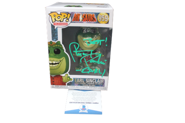 Stuart Pankin Dinosaurs Earl Sinclair Signed #959 Funko Pop w/Beckett COA X44954