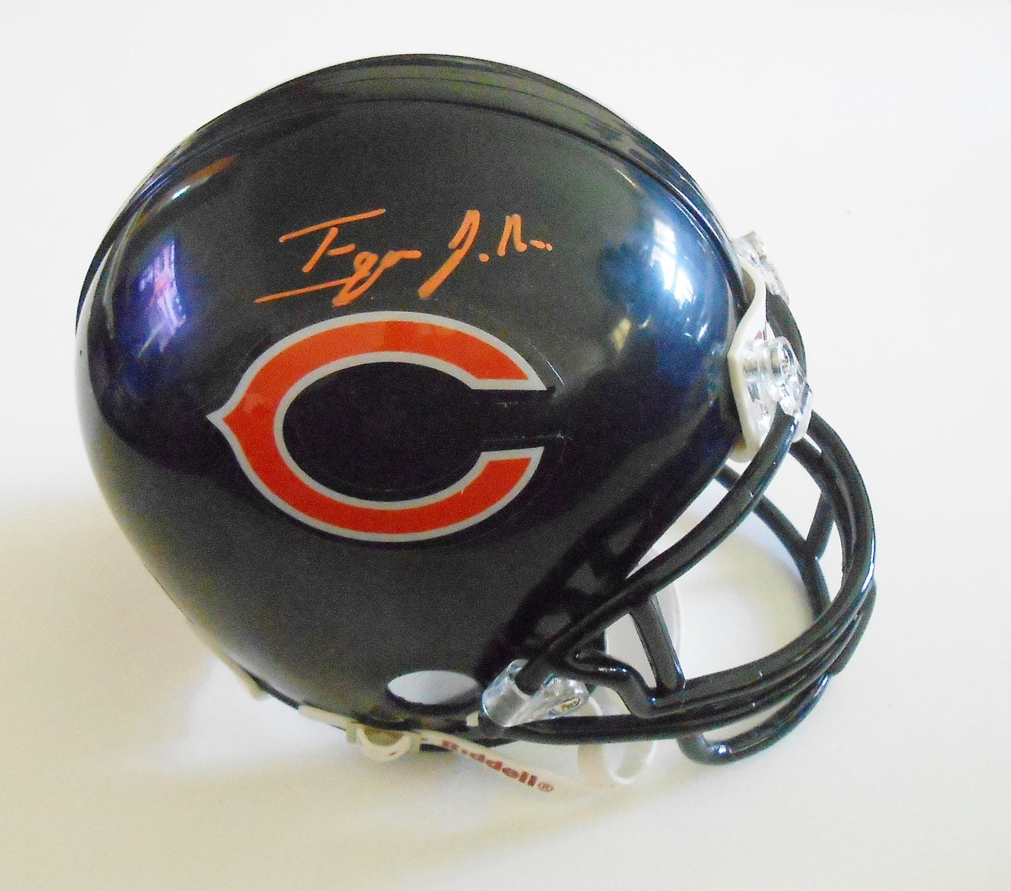 Ego Ferguson Signed Chicago Bears Mini Football Helmet w/COA #1