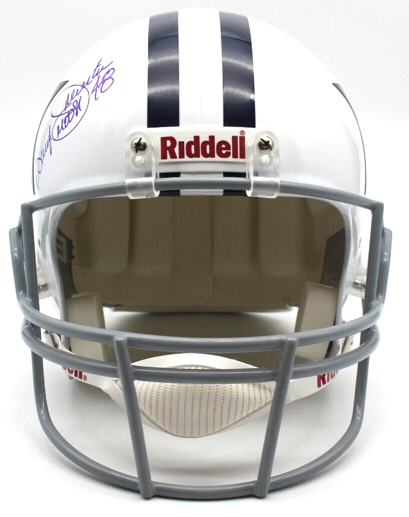 Daryl Johnston Signed Dallas Cowboys Full Size Replica Helmet w/Beckett BP59092