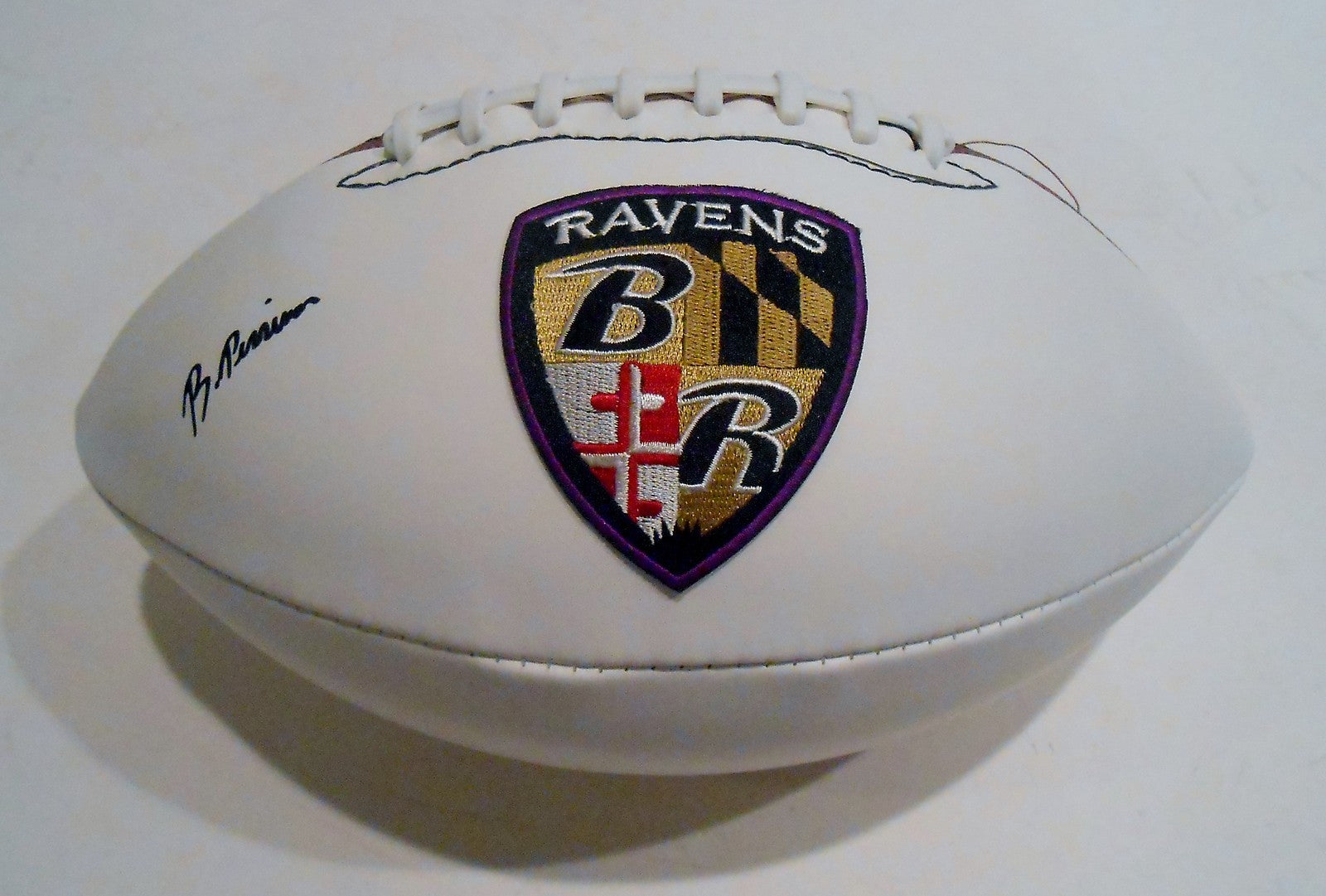 Breshad Perriman Signed Baltimore Ravens Logo Football w/COA 2015 NFL Draft