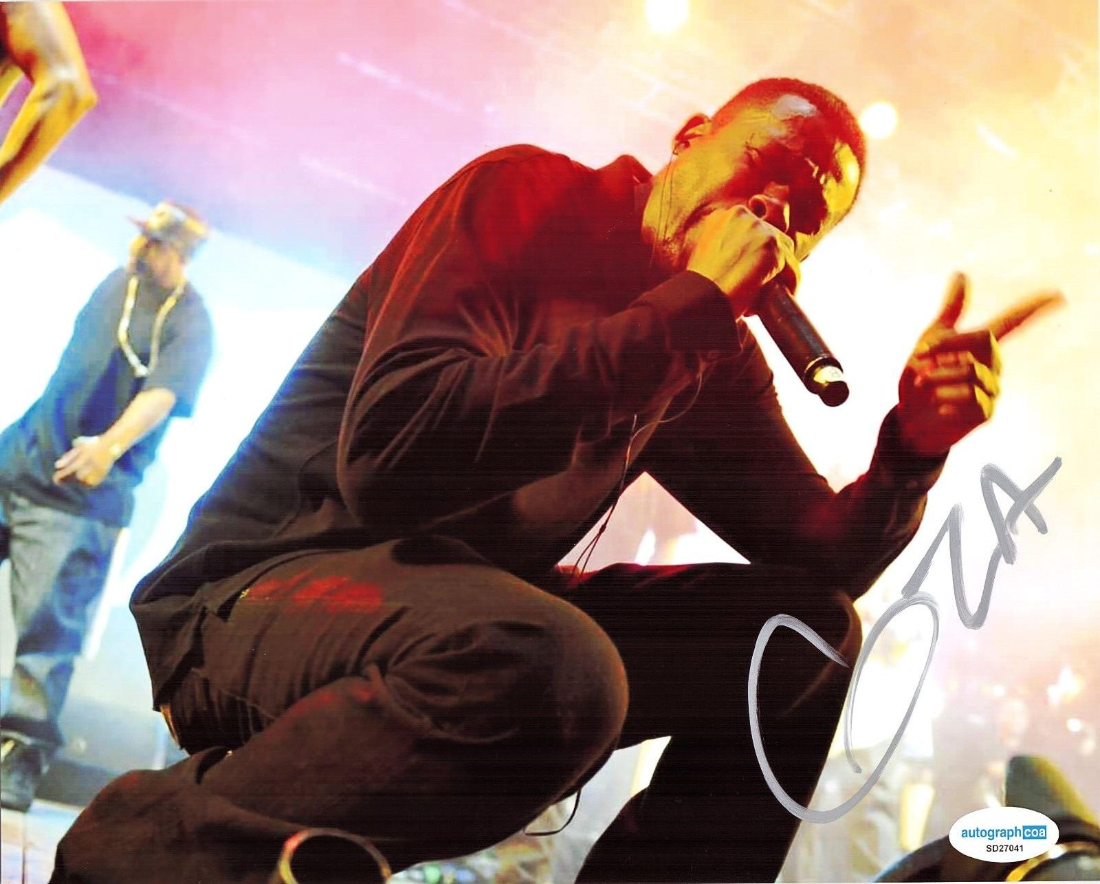 GZA The Genius Signed 8x10 Photo Wu-Tang Clan Hip Hop Rap w/ACOA SD27041