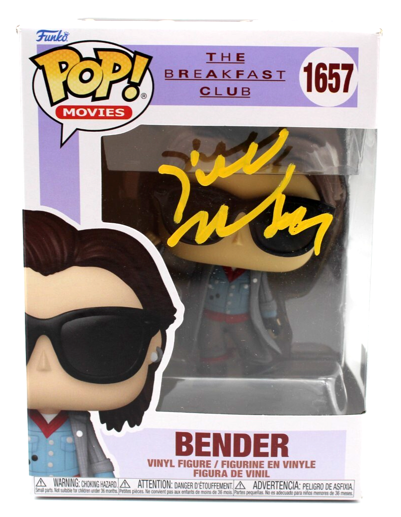Judd Nelson Signed Breakfast Club Bender 1657 Funko Pop w/Beckett COA BS38070