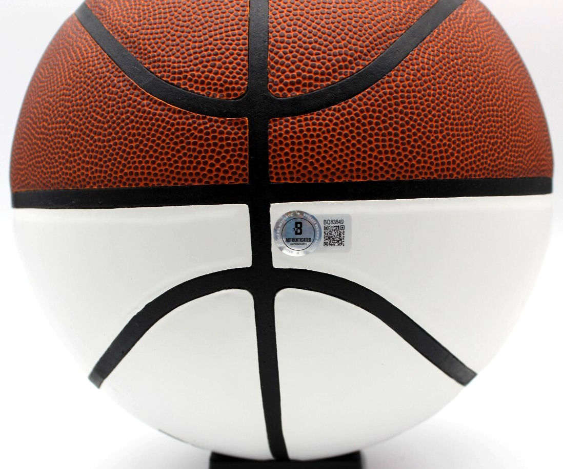 RJ Luis JR. St. John's Red Storm Signed Logo Basketball W/Beckett COA BQ83849