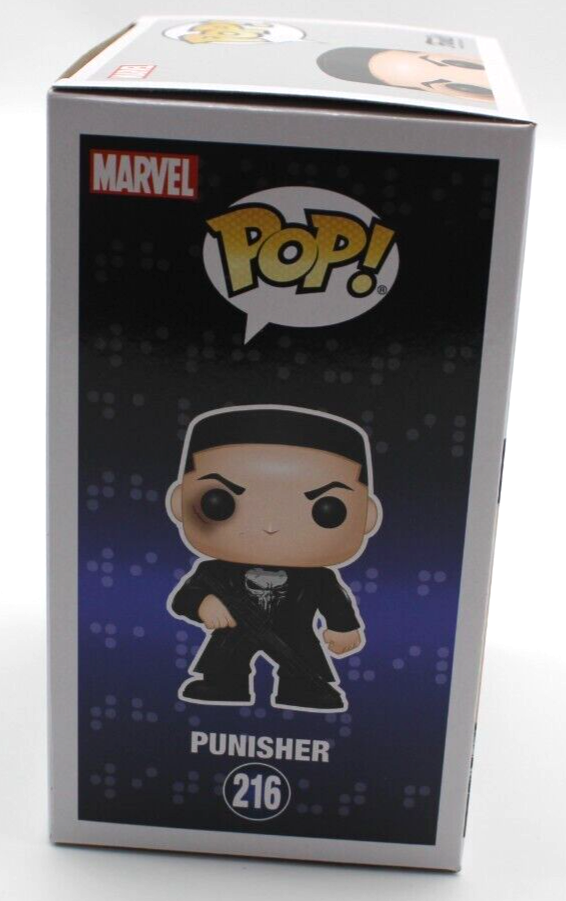 Jon Bernthal Signed Punisher Daredevil Funko Pop 216 w/Beckett COA BM61797
