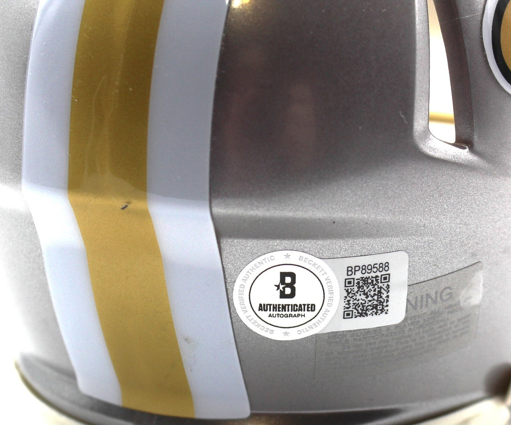 Jonathan Vilma Signed New Orleans Saints Mini Helmet w/Beckett COA BP89588