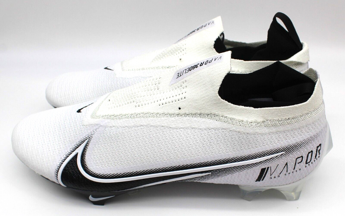 NIKE Vapor Edge ELITE 360 Football Cleats Size 14 White Black CV6282-108 New