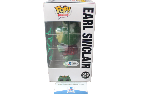 Stuart Pankin Dinosaurs Earl Sinclair Signed #959 Funko Pop w/Beckett COA X44953