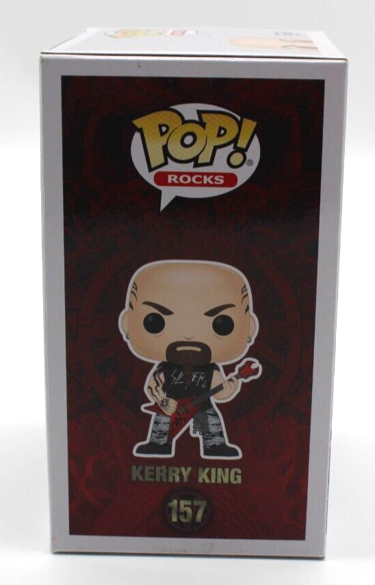 Kerry King Slayer Signed Funko Pop 157 Pop Rocks w/Beckett COA BM50301 *Swap*
