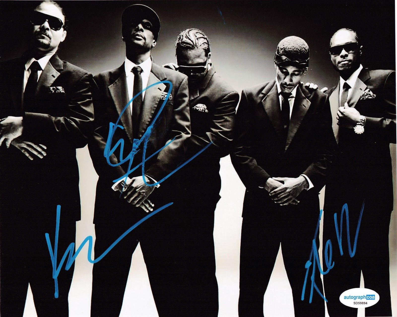 Bone Thugs n Harmony Krayzie Wish Flesh Bone Signed 8x10 Photo w/ACOA SD59894