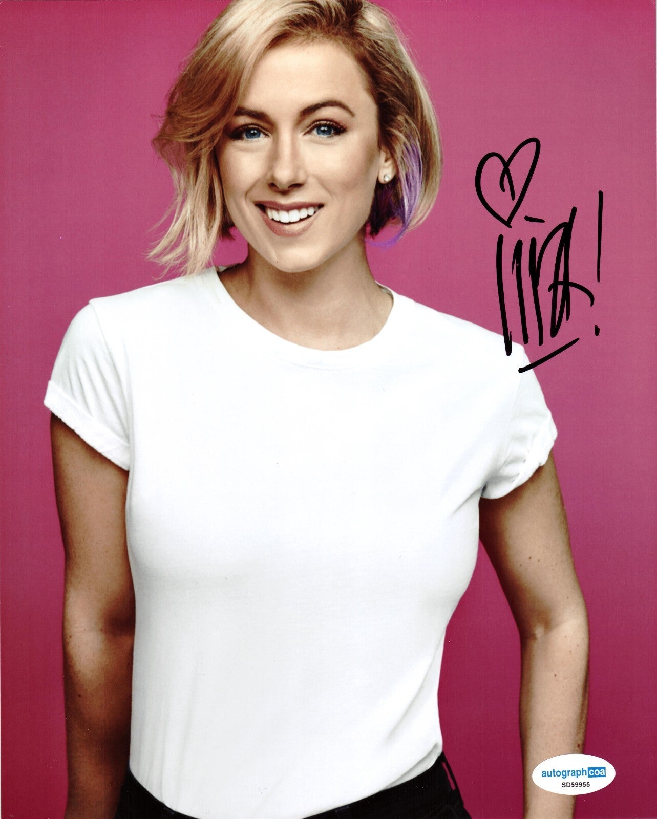 Iliza Shlesinger Last Comic Standing Signed 8x10 Photo w/ACOA SD59955