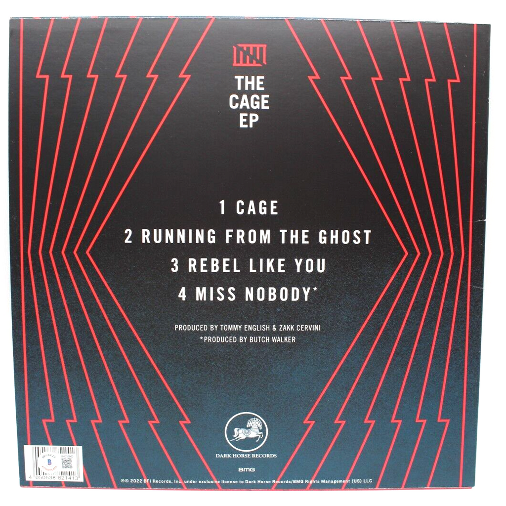 Billy Idol Signed The Cage EP New Vinyl Record Album W/Beckett BAS COA BH033882