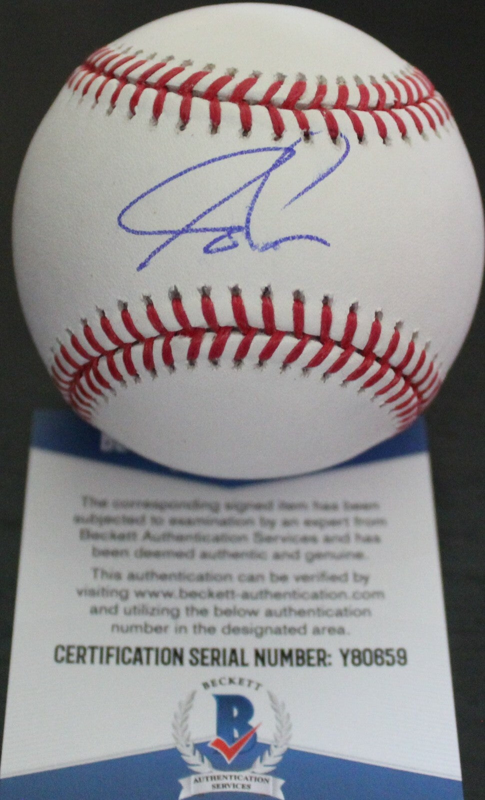 Forrest Whitley Houston Astros Signed Official Baseball W/Beckett COA Y80659