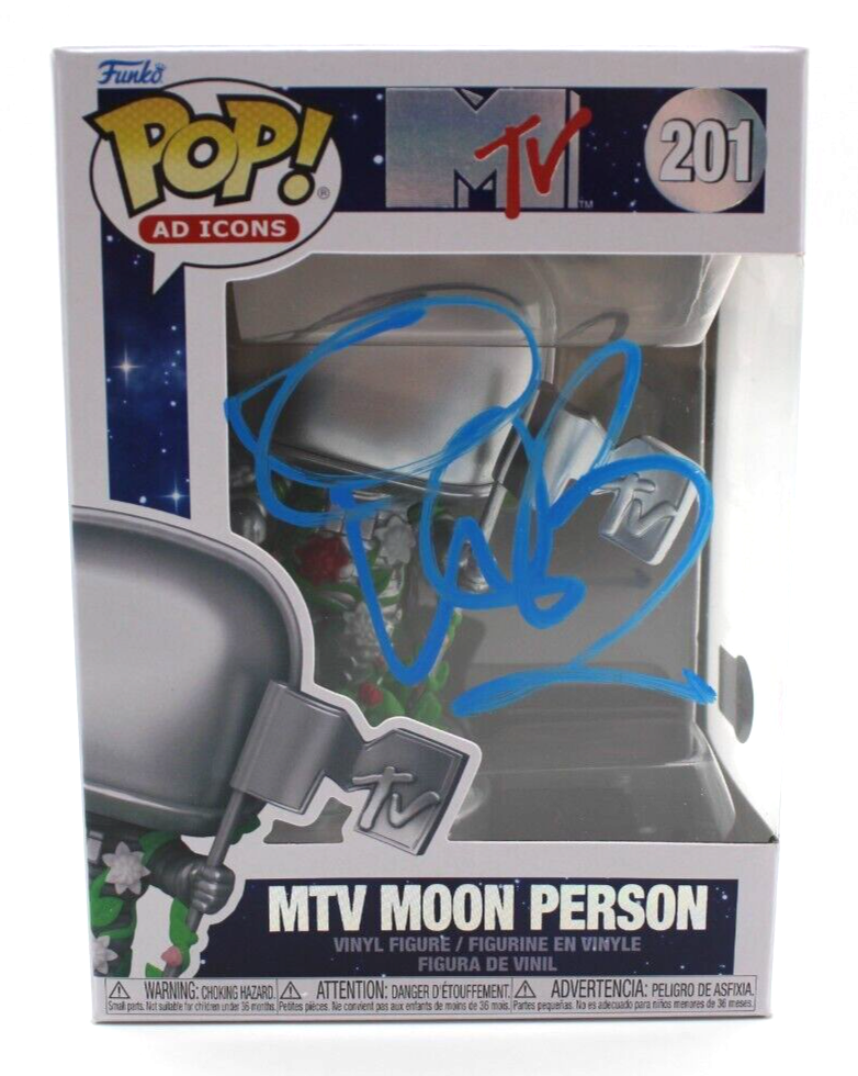 Vanilla Ice MTV Moon Person 201 Signed Funko Pop Ad Icons w/Beckett COA BP89905