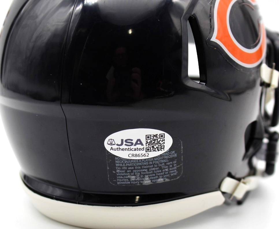 Cairo Santos Chicago Bears Signed Mini Football Helmet w/JSA COA CR86562
