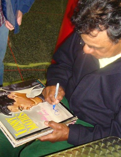 Johnny Mathis Signed Vinyl Record Album W/Beckett COA Proof Chestnuts T56488