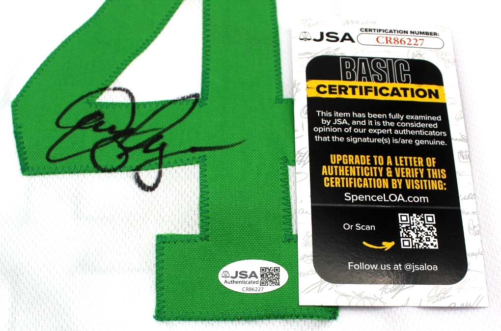 Danny Ainge Signed Boston Celtics Custom Basketball Jersey w/JSA COA CR86227