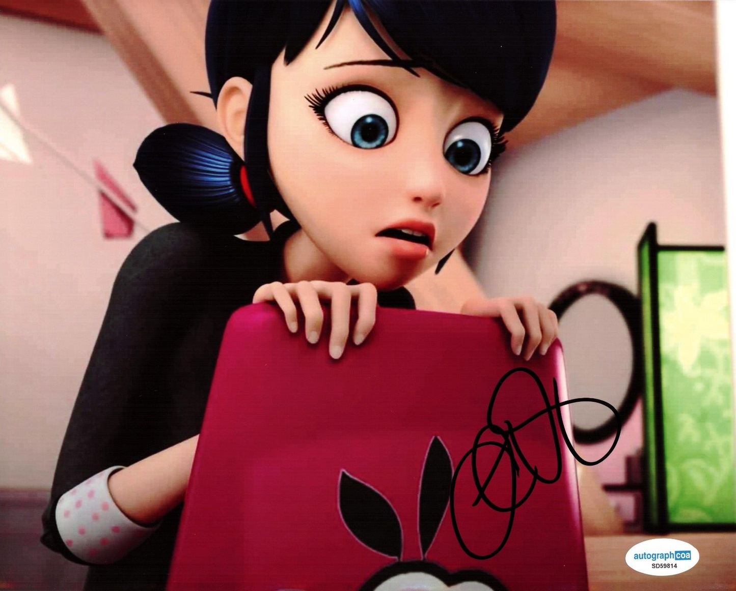 Cristina Valenzuela Miraculous Lady Bug Signed 8x10 Photo w/ACOA SD59814